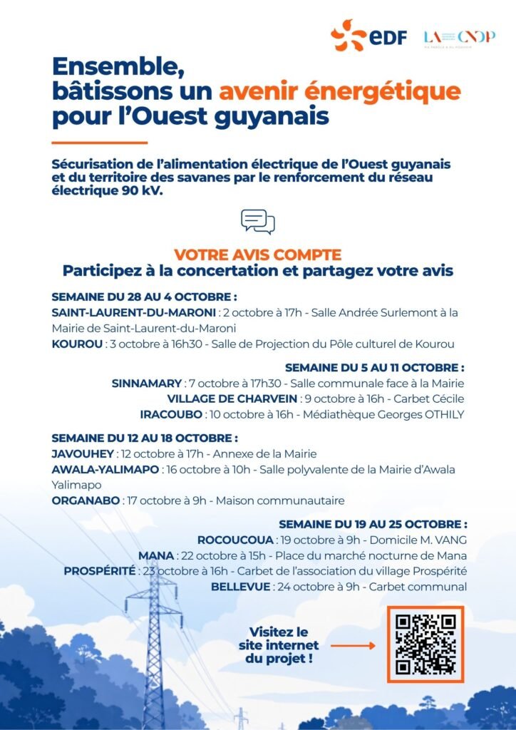 dates de concertations publiques